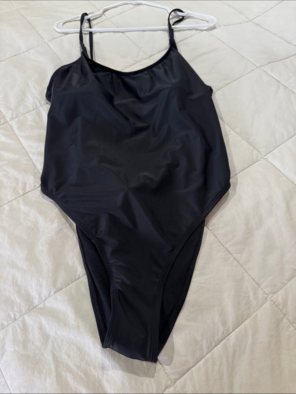 New Classic Black One-Piece Swimsuit